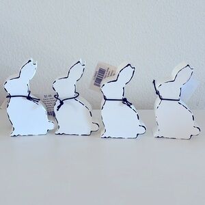 🆕 Hobby Lobby Four Bunnies Table Accessories